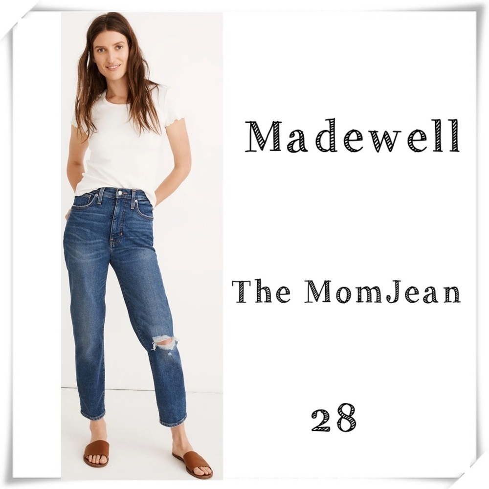 MADEWELL The MomJean Comfort Stretch Edition Size 28 Style #K9929